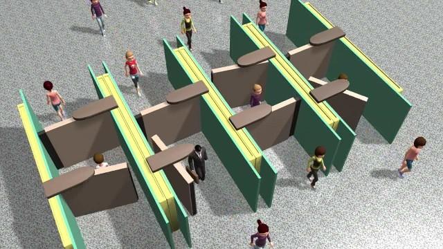 Robot Hallway Will Push Out Suspected Gunmen