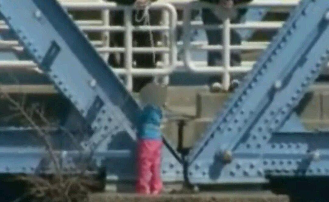 Dad Defends Dangling Child on Bridge (+Photo)