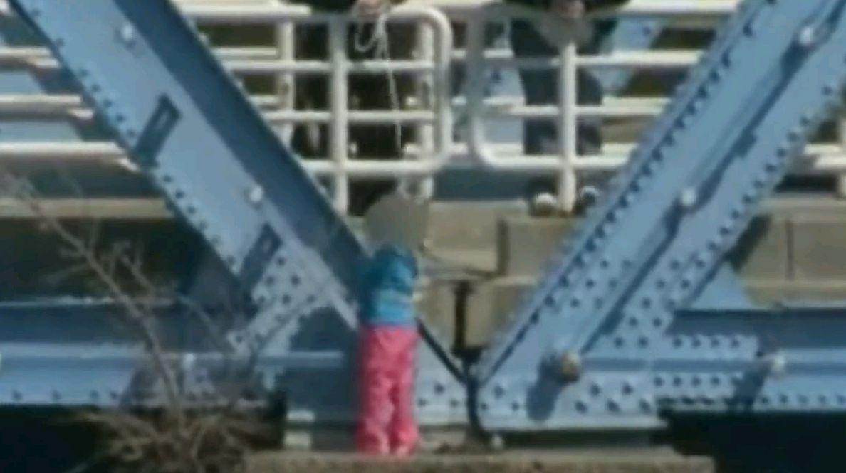 Dad Defends Dangling Child on Bridge (+Photo)