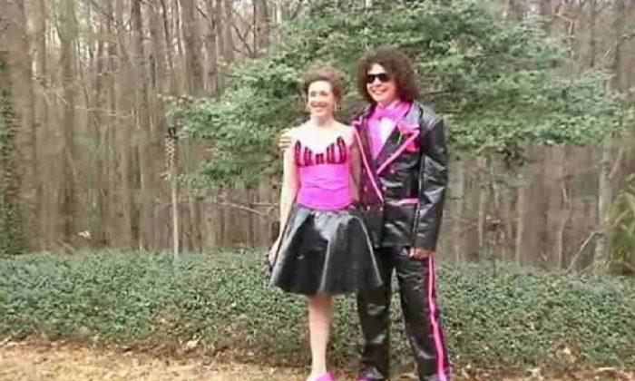 Duct Tape Prom Dress, Suit Made for Scholarship (+Photo)