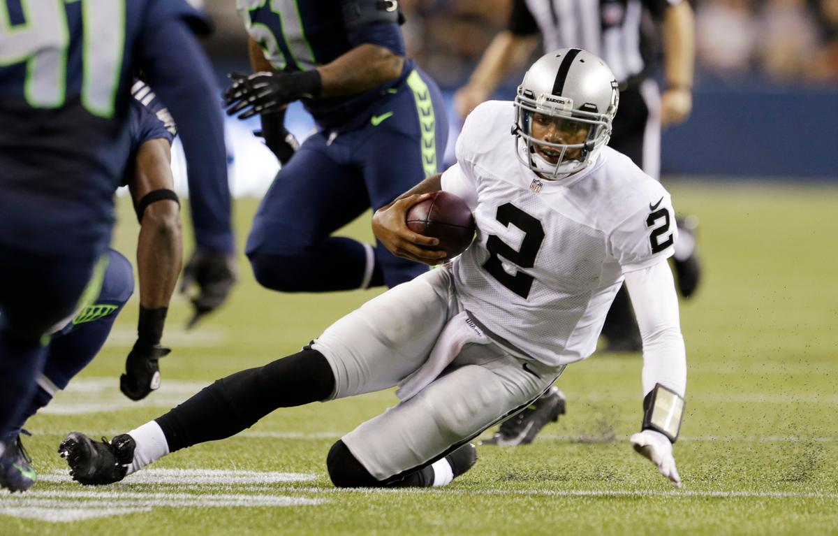 Terrelle Pryor Injured: Raiders QB Heads to Locker Room in Denver Game