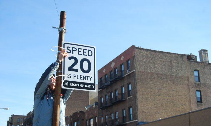 Do-It-Yourself Slow Zones Pop Up Across City