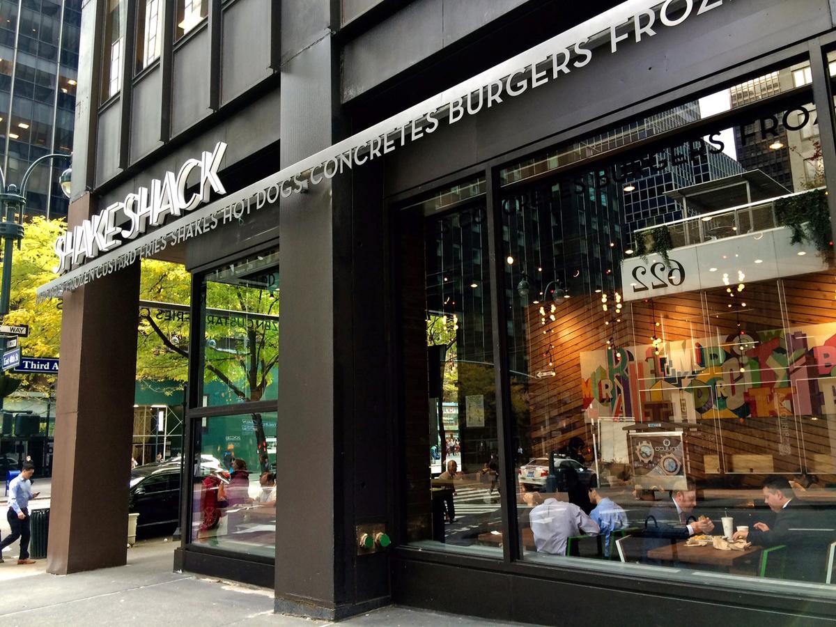 The newest Shake Shack, at 40th Street and Third Avenue. (Courtesy of Shake Shack)