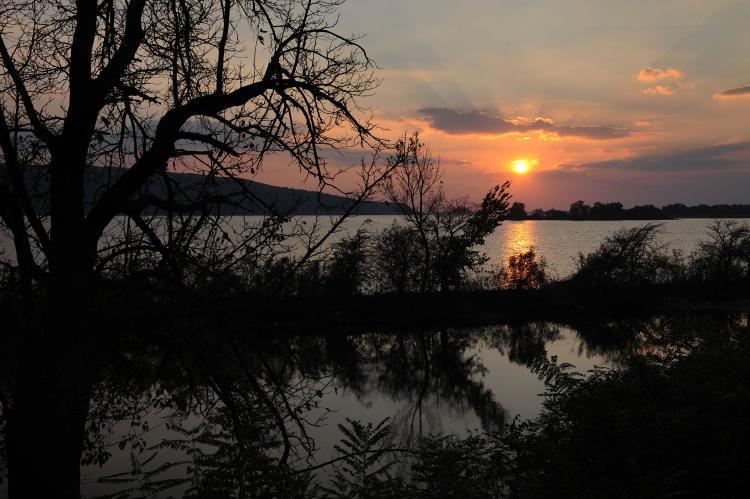 Pictured above, the sun sets over Danube river nearby Bazias (480km west from Bucharest) on October 9, 2010. (Daniel Mihailescu/AFP/Getty Images )