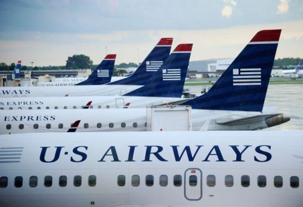 U.S. Airways planes sit on the tarmac at Charlotte/Douglas International Airport in Charlotte, N.C., on Sept. 1, 2012. (Kevork Djansezian/Getty Images)