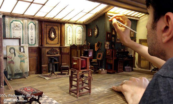 See a Teeny-Tiny Replica of an Early 1900s Photo Studio