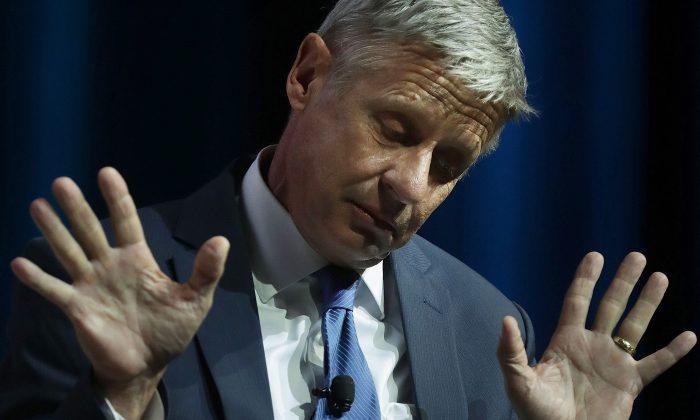 Libertarian Candidate Gary Johnson Drops in the Polls