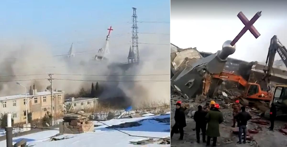 Chinese Christians Mourn as Police Demolish Major Underground Church