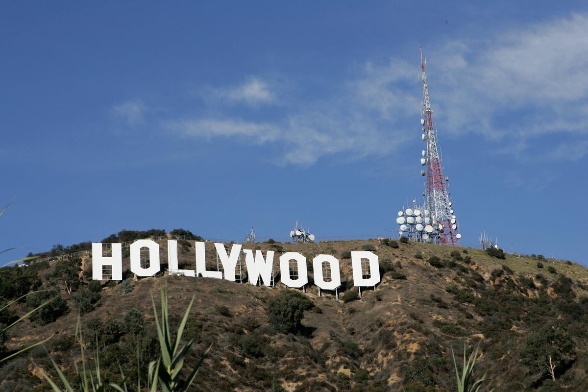 The Hollywood sign atop of Mt. Lee in Hollywood, California, on Dec. 5, 2005. (David Livingston/Getty Images)