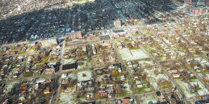 A neighborhood with empty lots in Detroit in this file photo. The Opportunity Zones program is designed to bring investments and jobs to economically distressed areas. (SPENCER PLATT/GETTY IMAGES)