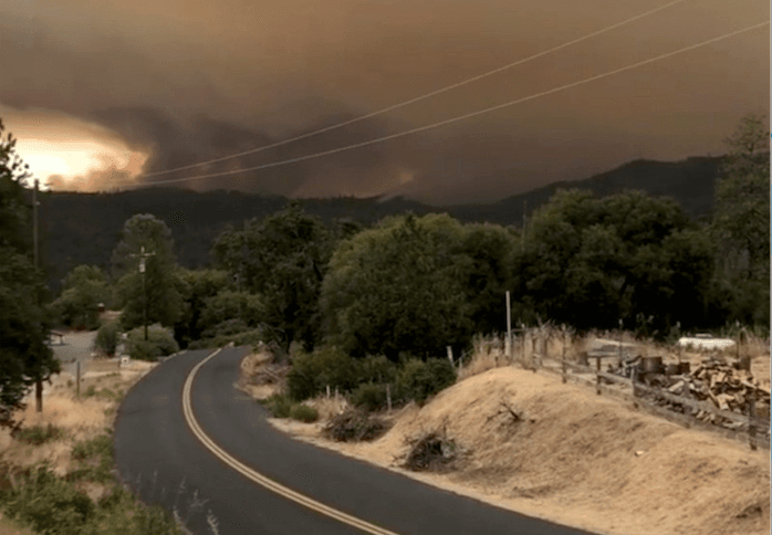 California Wildfire Moves Toward Yosemite, Small Mountain Towns