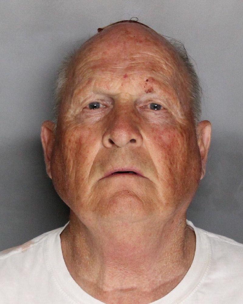Joseph James Deangelo, 72 appears in a booking photo provided by the (Sacramento County Sheriff's Department, April 25, 2018. Sacramento County Sheriff's Department/Handout via Reuters)
