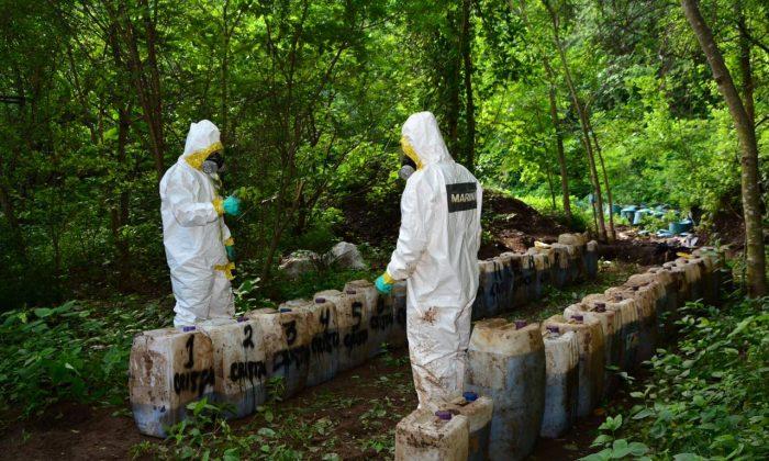 Mexico Navy Says Finds 50 Tons of Meth in Mountain Lab