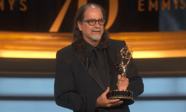 Glenn Weiss is the winning director for the Oscars Awards show in Los Angeles on Sept. 17.(Screenshot/The Television Academy)