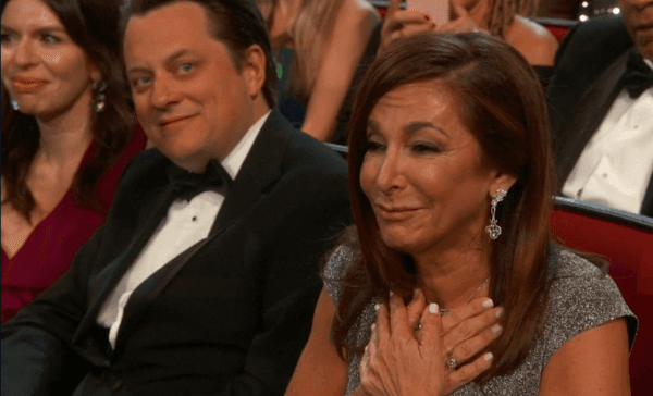Svendsen was shocked in the audience during 70th Emmy Award Ceremony in Los Angeles on Sept. 17, 2018. (Screenshot/The Television Academy)