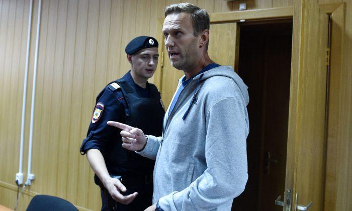 Russian Opposition Leader Navalny Detained Upon Jail Release: Associates