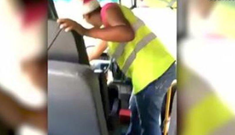 A 27-year-old bus driver in Indiana was arrested for allegedly allowing students to drive a school bus, which was captured on video this week. (CNN)
