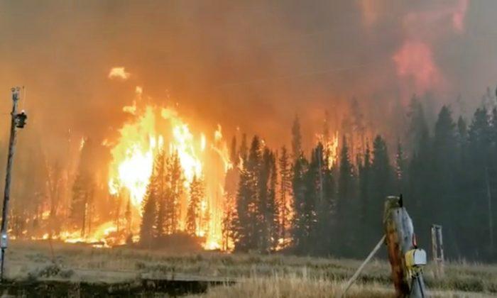 Wyoming Wildfire Forces Evacuations, Closes Highway South of Jackson