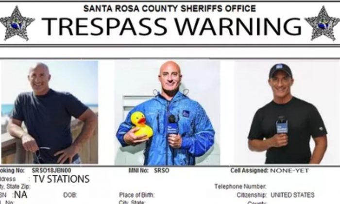 Jim Cantore Gets Joke ‘No Trespassing’ Warning from Florida Sheriff’s Office Before Hurricane Michael