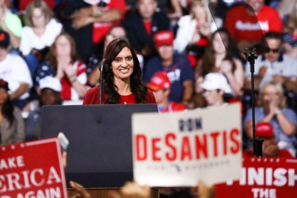 Republican candidate for Lt. Gov. of Florida Jeanette Núñez at a Make America Great Again rally in Fort Myers, Fla., on Oct. 31, 2018. (Charlotte Cuthbertson/The Epoch Times)