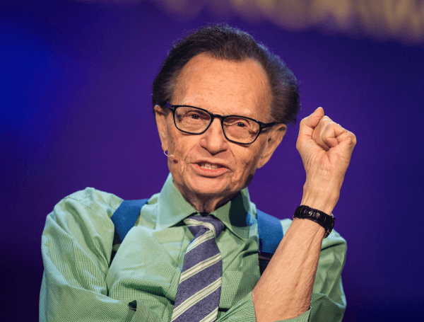 Larry King participates in a discussion during the Starmus Festival on June 21, 2017 in Trondheim, Norway. (Michael Campanella/Getty Images)