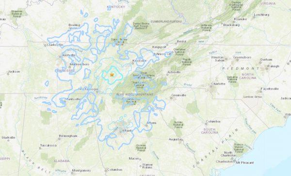 A 4.4 magnitude earthquake struck in Tennessee and was felt in Atlanta, according to the U.S. Geological Survey (USGS).