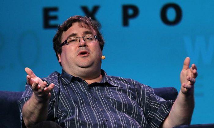 LinkedIn Chairman Reid Hoffman at the Web 2.0 Expo in San Francisco on March 30, 2011. (Justin Sullivan/Getty Images)