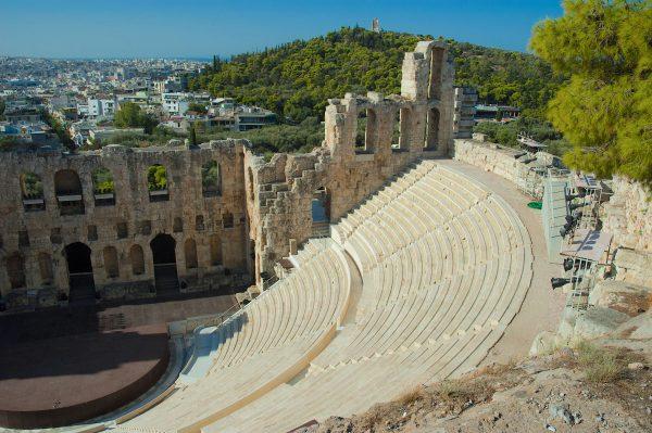Odeon of Herod Atticus, an ancient stone theater originally built between 160AD and 174AD. (Carole Jobin)
