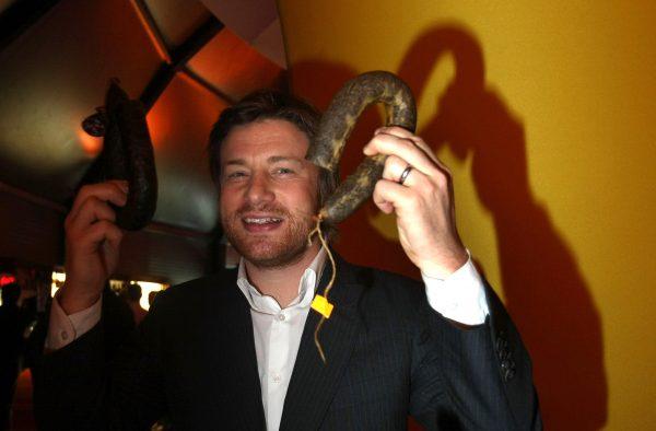 British chef Jamie Oliver in Frankfurt am Main, Germany, on Jan. 14, 2009. (Ralph Orlowski/Getty Images)