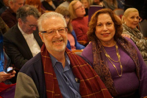 Jordan Rosen and his wife Sharon attended Shen Yun Performing Arts in Philadelphia on Feb. 17, 2019. (Lijie Sun/The Epoch Times)