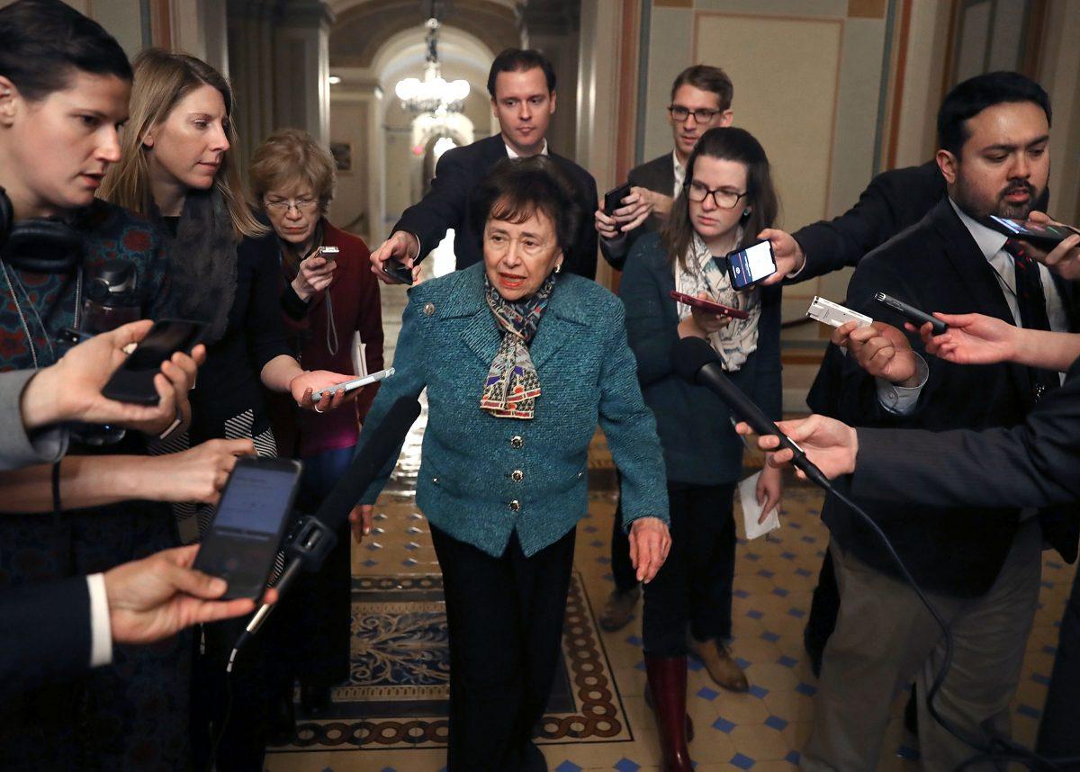 House Appropriations Committee Chairman Nita Lowey (D-N.Y.) on Capitol Hill in Washington on Feb. 11, 2019. (Mark Wilson/Getty Images)