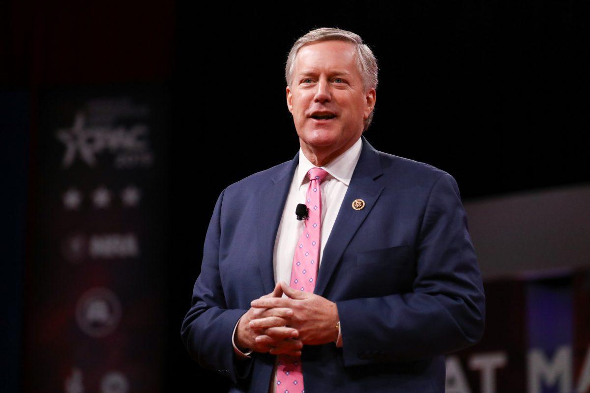 Rep. Mark Meadows (R-N.C.) at the CPAC convention in Washington on Feb. 28, 2019. (Charlotte Cuthbertson/The Epoch Times)