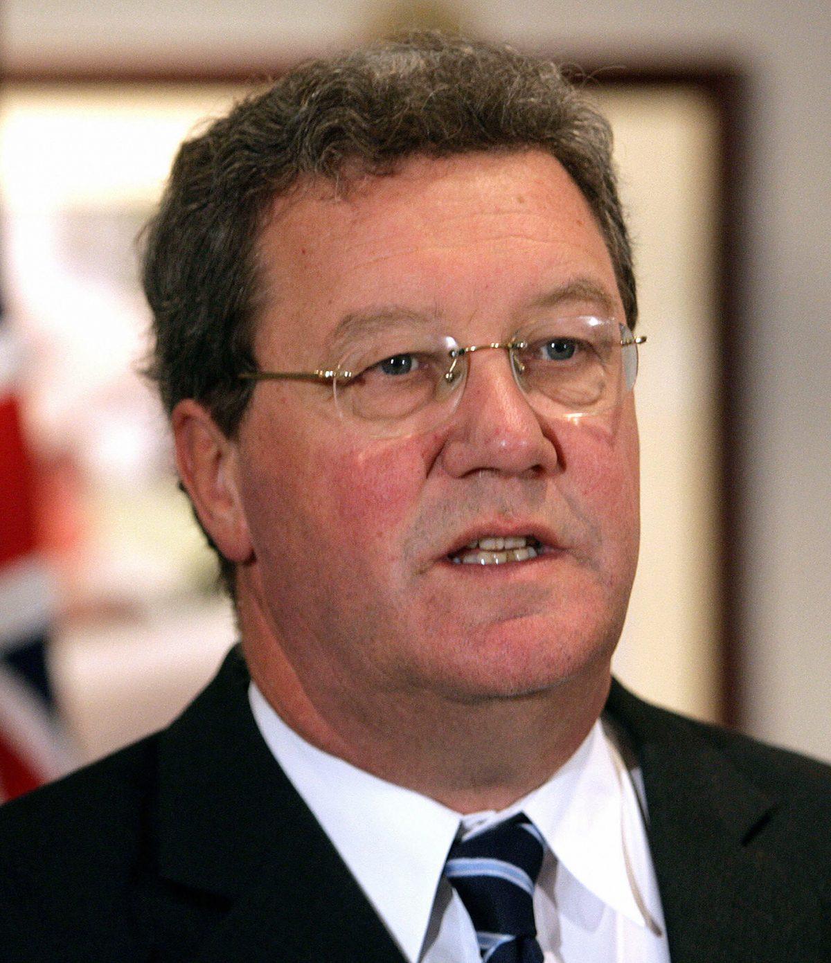 Australian high commissioner to the UK, Alexander Downer. (GOH CHAI HIN/AFP/Getty Images)