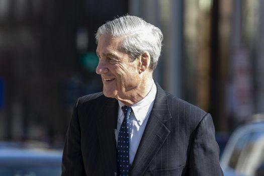 Former special counsel Robert Mueller walks after attending church on March 24, 2019, in Washington. (Tasos Katopodis/Getty Images)