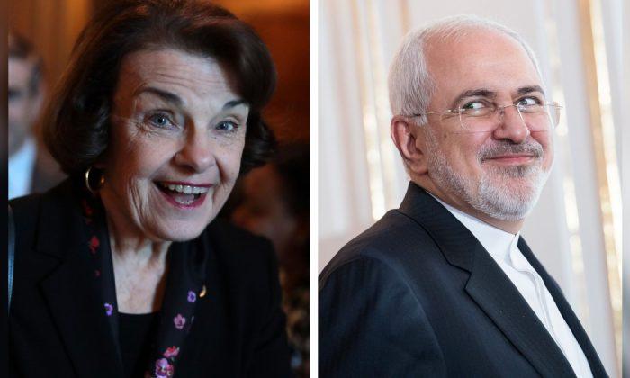 Democratic Senator Feinstein Dined With Iranian Foreign Minister Amid US-Iran Tensions: Reports