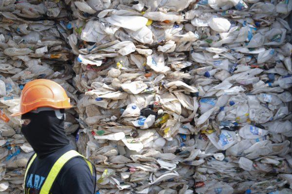 A container is filled with plastic waste from Australia, in Port Klang, Malaysia, on May 28, 2019. (Vincent Thian/AP Photo )