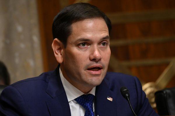 Senator Marco Rubio (R-Fla.) on Capitol Hill in Washington, D.C. on April 10, 2019. (Erin Scott/Reuters)