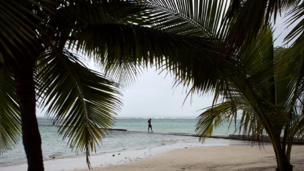 A man is seen on a beach in the Dominican Republic in a file photo. (Erika Santelices/AFP/Getty Images)
