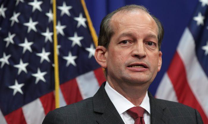 Labor Secretary Acosta Defends Epstein Deal, Says There Was More Victim Shaming 12 Years Ago