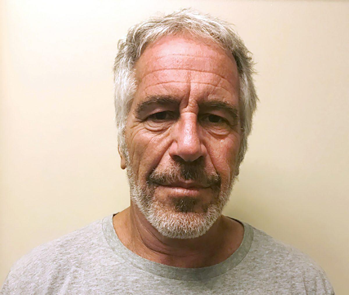 Jeffrey Epstein appears in a photograph taken for the New York State Division of Criminal Justice Services' sex offender registry on March 28, 2017, and obtained by Reuters July 10, 2019. (New York State Division of Criminal Justice Services/Handout via Reuters)