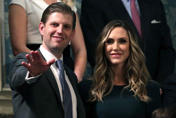 Eric Trump and Lara Trump attend the State of the Union address in Washington on Jan. 30, 2018. (Alex Wong/Getty Images)