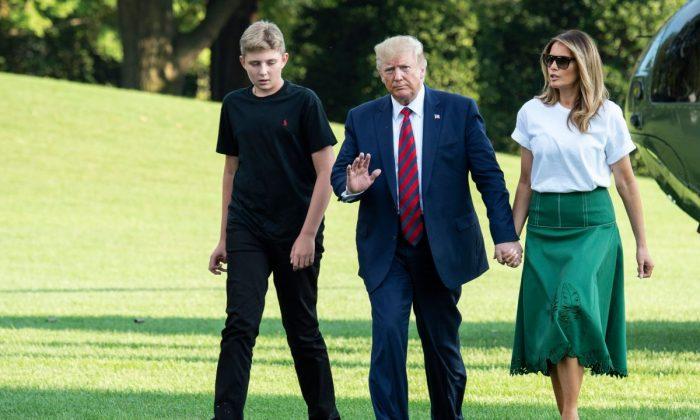 Barron Trump’s Private School to Remain Closed Under Health Official’s Order