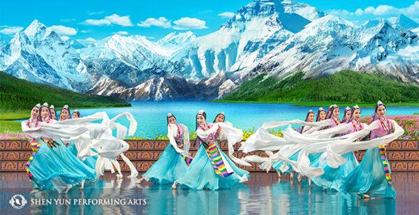 Shen Yun dancers perform a Tibetan ethnic dance "Celebrating the Divine." (© 2016 Shen Yun Performing Arts)