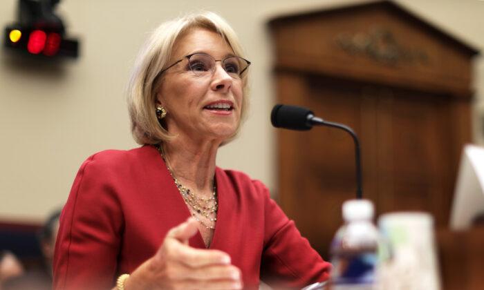 Betsy DeVos on Free College: ‘A Socialist Takeover of Higher Education’