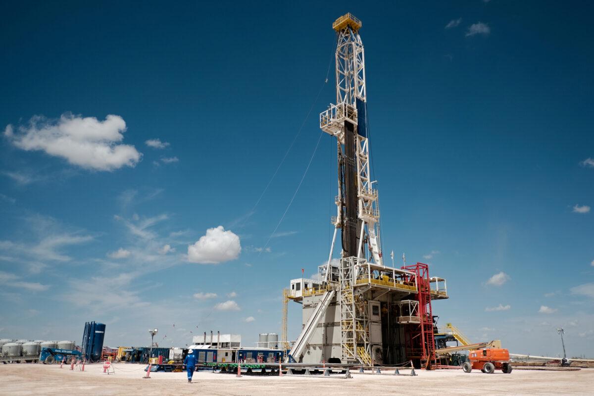 A Chevron oil exploration drilling site near Midland, Texas, on Aug. 22, 2019. (Reuters/Jessica Lutz/File Photo)