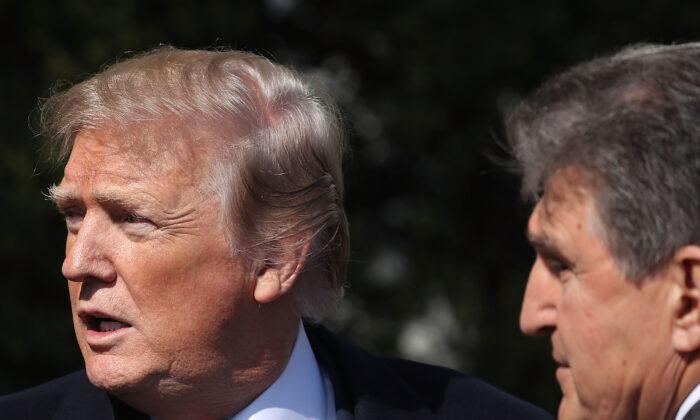 Trump Threatens to Campaign Against Sen. Manchin Over Inflation Bill