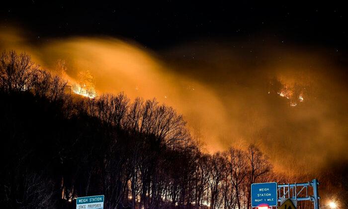 Forest Fire Near I-80, Appalachian Trail Mostly Contained
