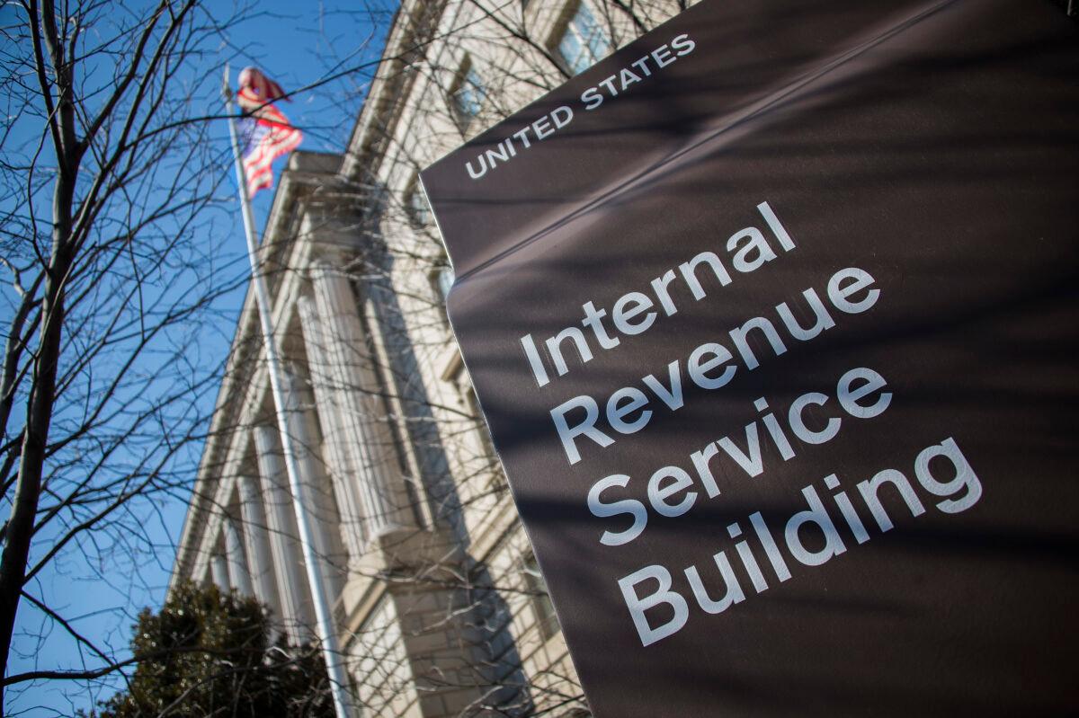 The Internal Revenue Service building in Washington on Feb. 19, 2014. (Jim Watson/AFP/Getty Images)