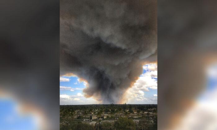 Florida Wildfires in Naples Area Force Evacuations, Temporarily Closes Interstate 75