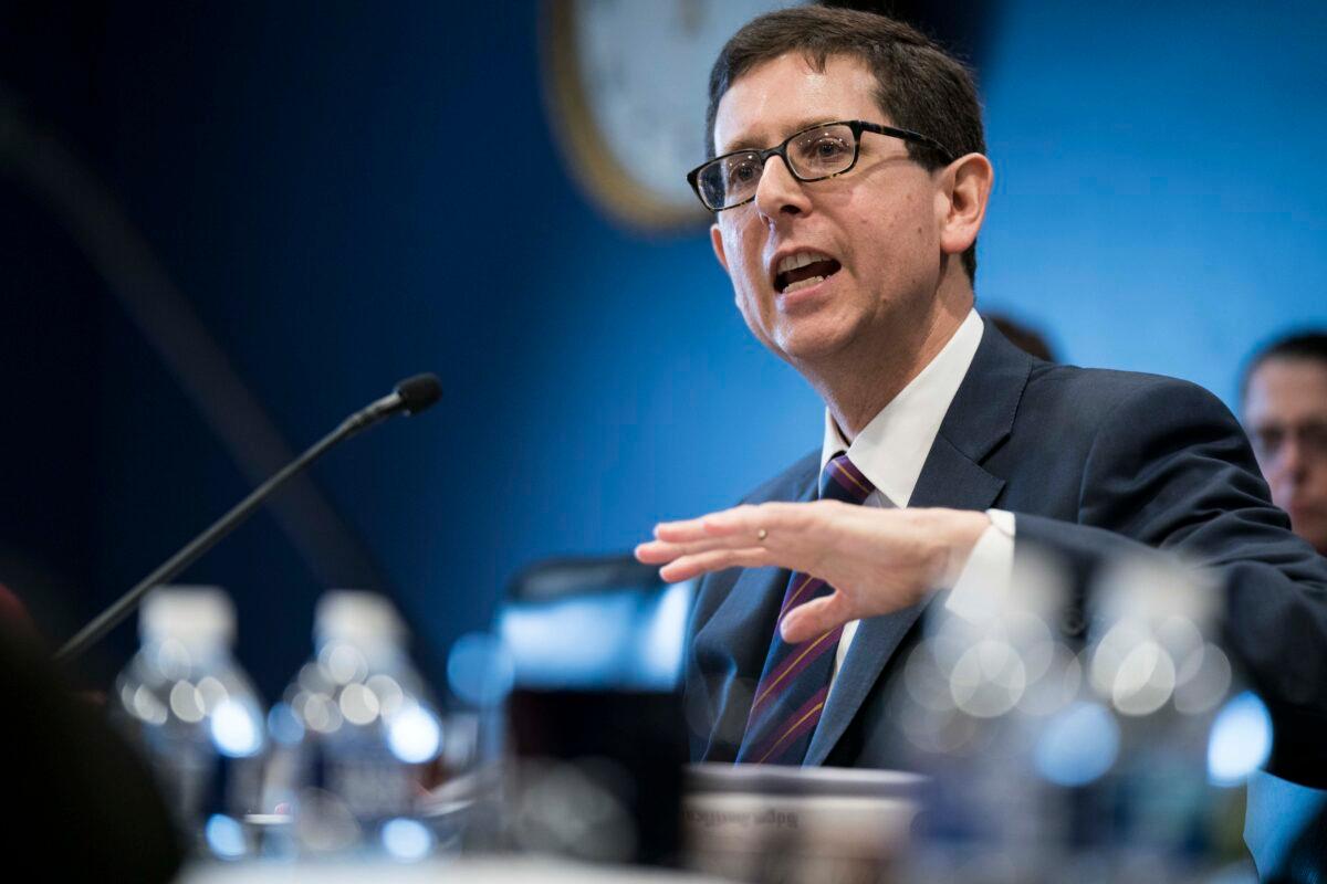 Congressional Budget Office (CBO) Director Phillip Swagel testifies before the Legislative Branch Subcommittee of the House Appropriations Committee in Washington on Feb. 12, 2020. (Sarah Silbiger/Getty Images)